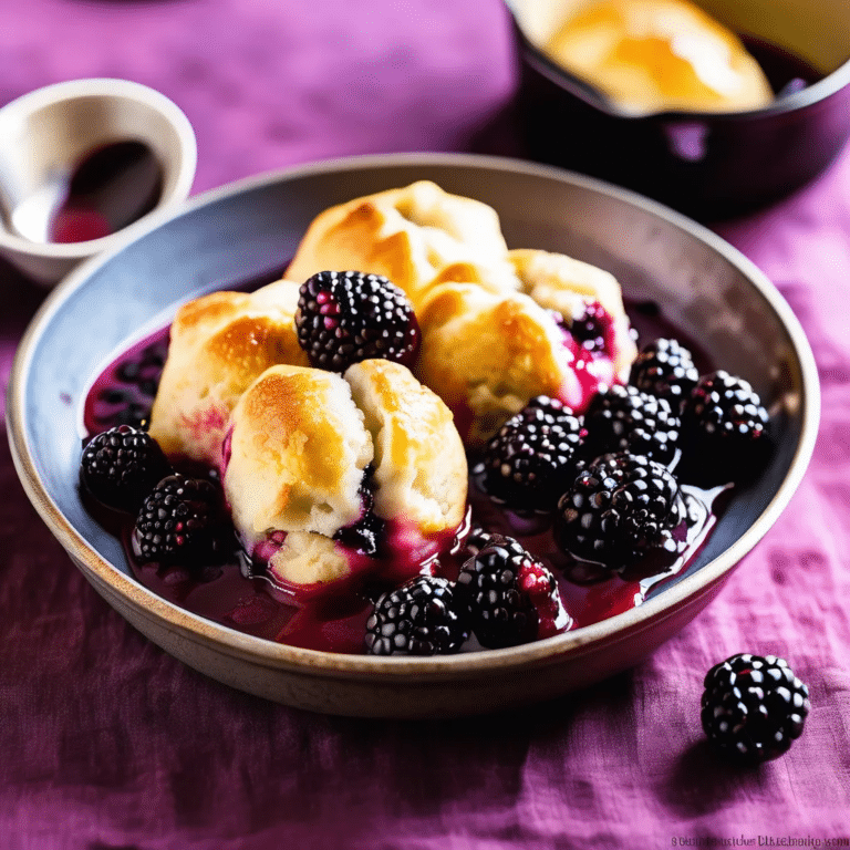 Blackberry Dumplings