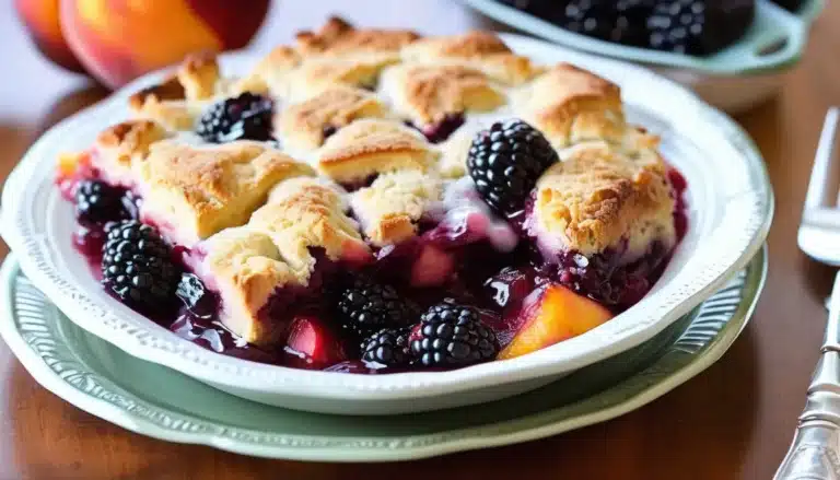 Blackberry Peach Cobbler
