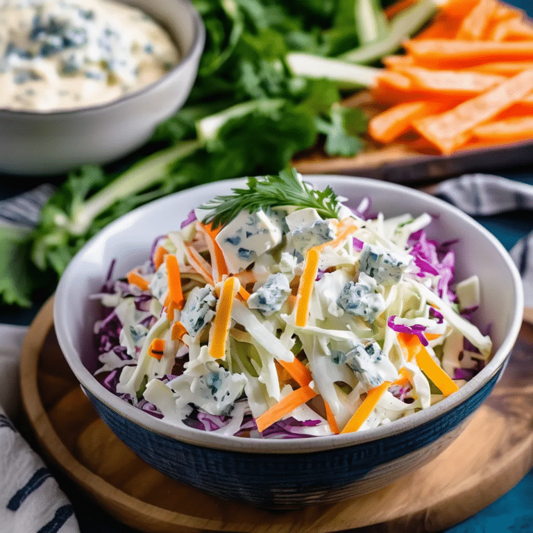 Blue Cheese Coleslaw