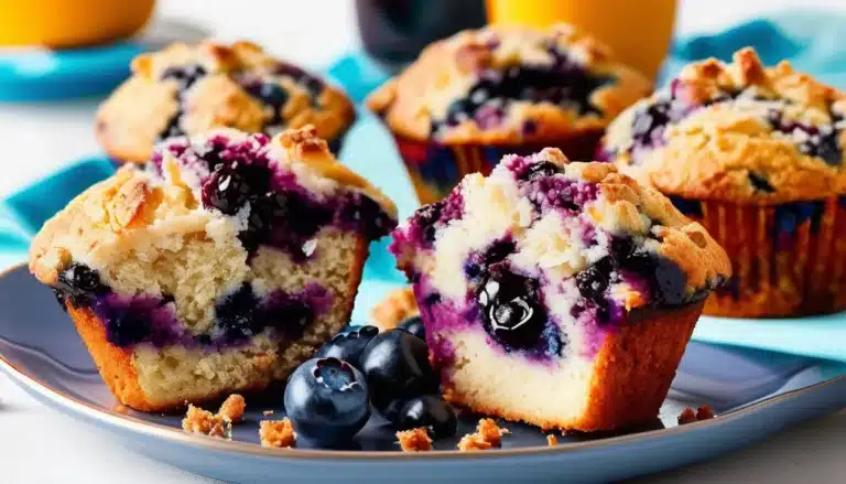 Blueberry Coffee Cake Muffins