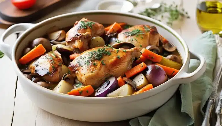 Braised Chicken With Vegetables