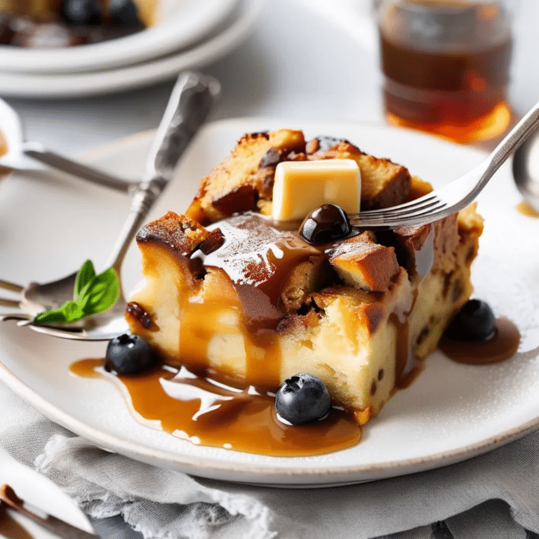Bread Pudding With Bourbon Sauce