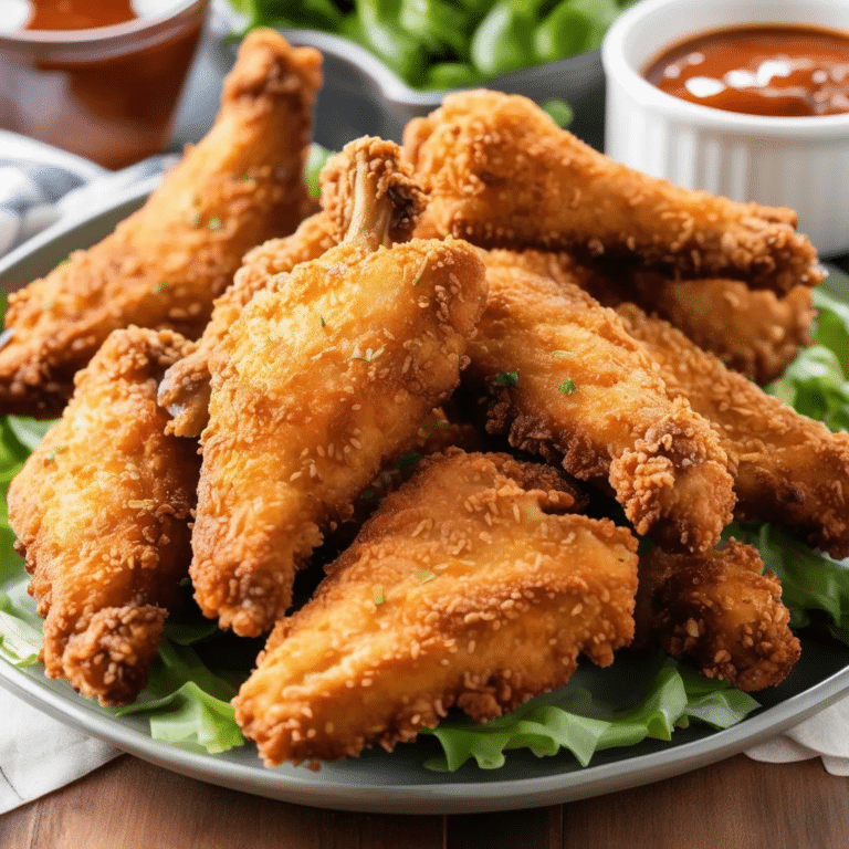 Breaded Chicken Wings