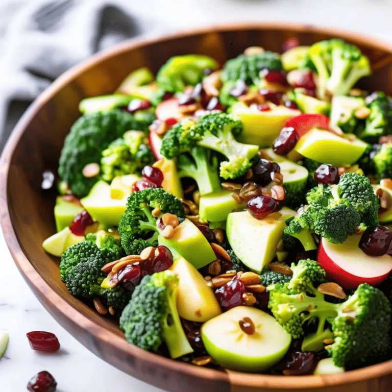 Broccoli Apple Salad