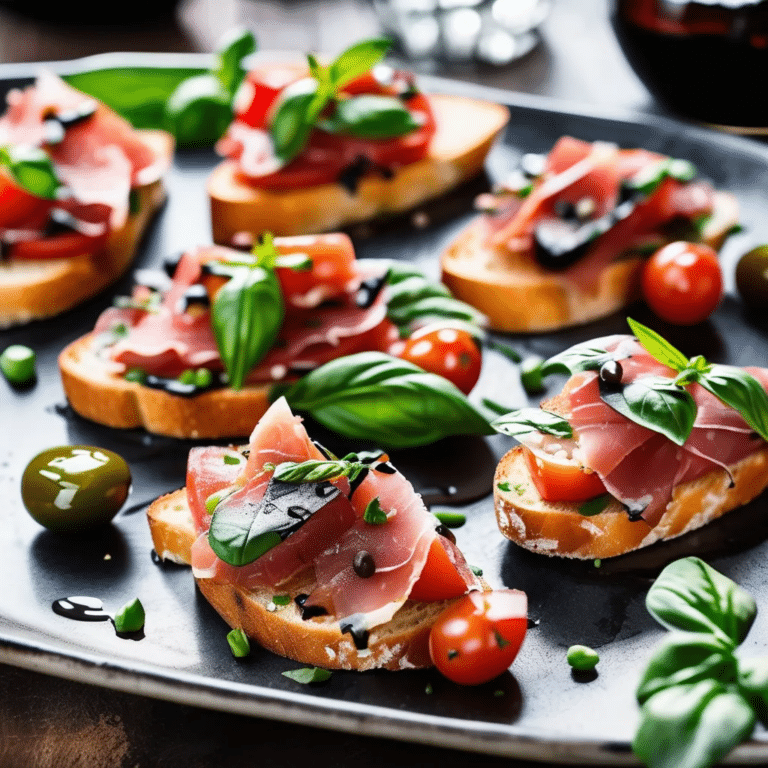 Bruschetta with Prosciutto