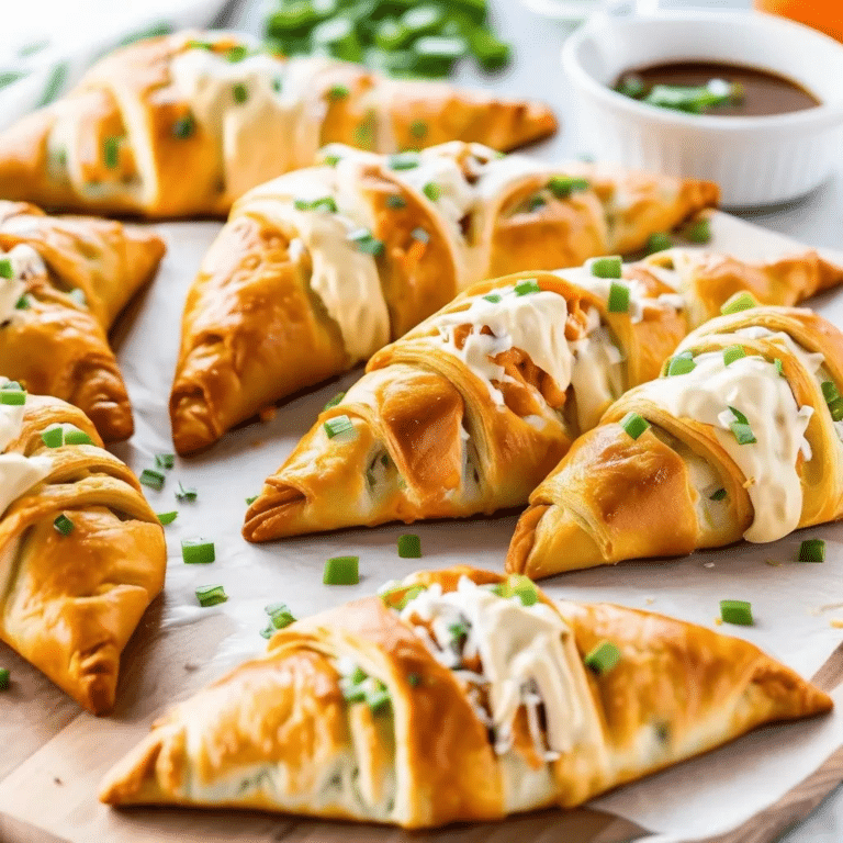 Buffalo Chicken Crescent Rolls