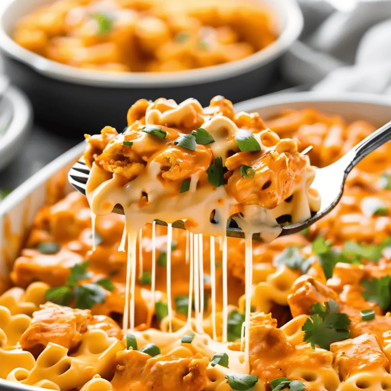 Buffalo Chicken Mac And Cheese