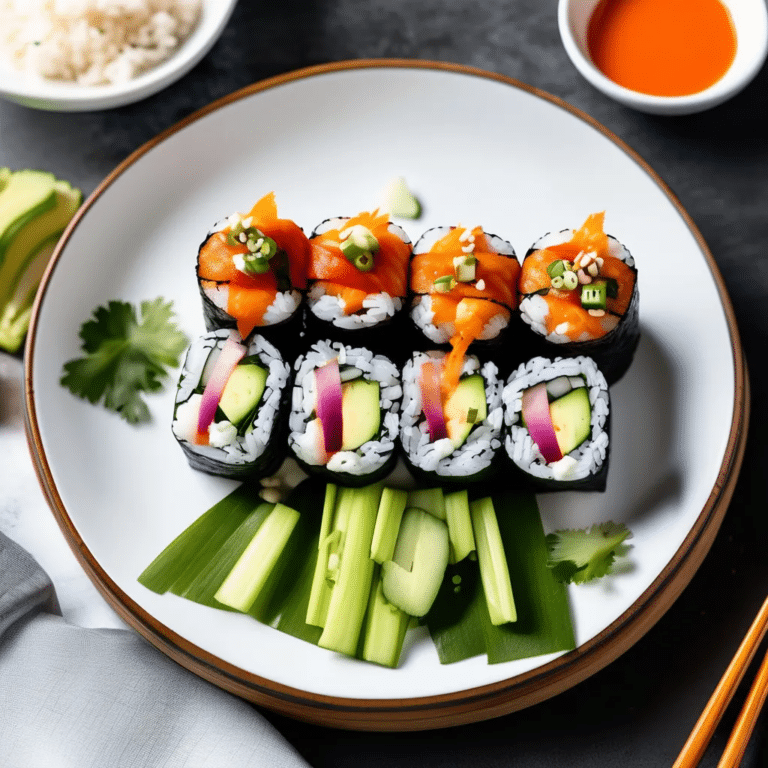 Buffalo Chicken Sushi Roll