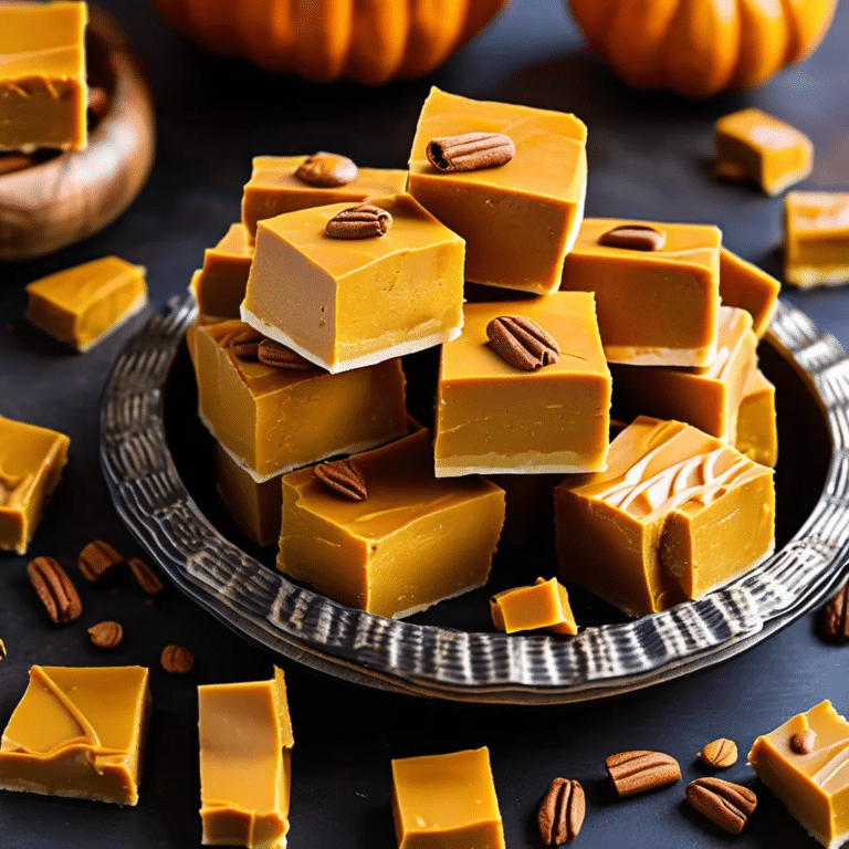 Butterscotch Pumpkin Fudge