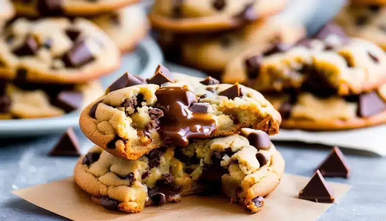 CARAMEL STUFFED CHOCOLATE CHIP COOKIES