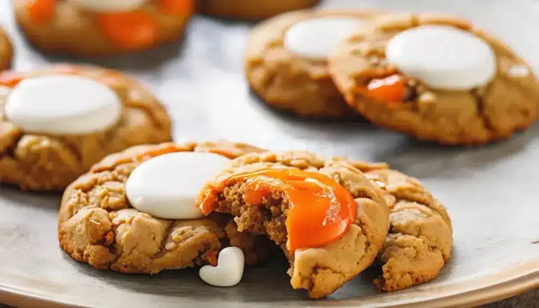 CARROT SPICE THUMBPRINT COOKIES