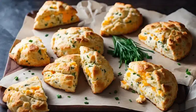 CHEDDAR CHIVE SCONES