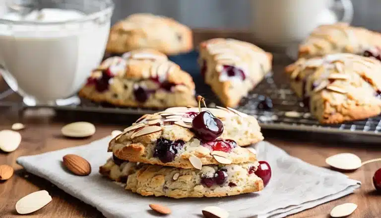 CHERRY ALMOND SCONES