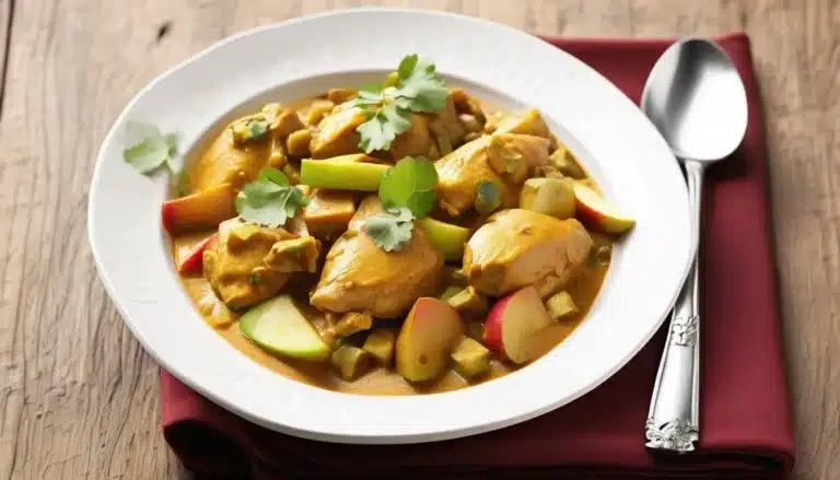 CHICKEN AND APPLE CURRY