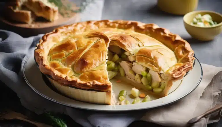 CHICKEN AND LEEK PIE