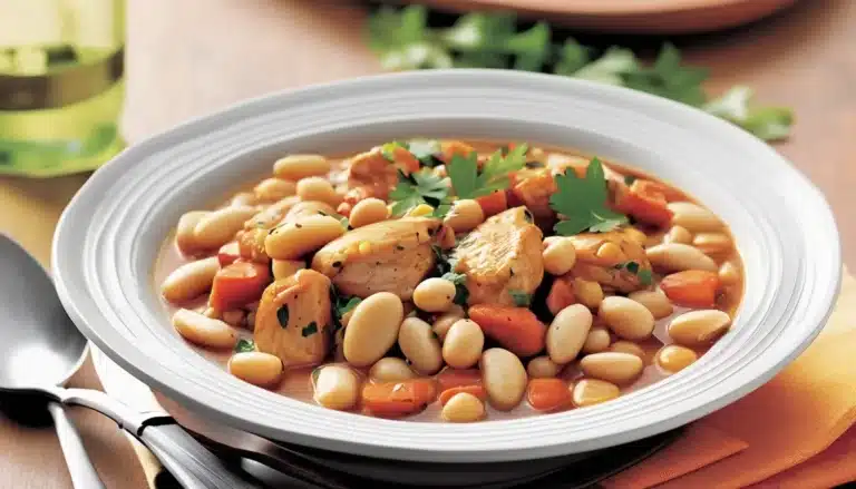 CHICKEN AND WHITE BEAN STEW