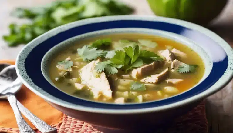 CHICKEN TOMATILLO SOUP