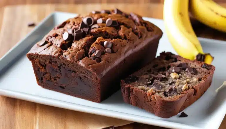 CHOCOLATE BANANA NUT BREAD