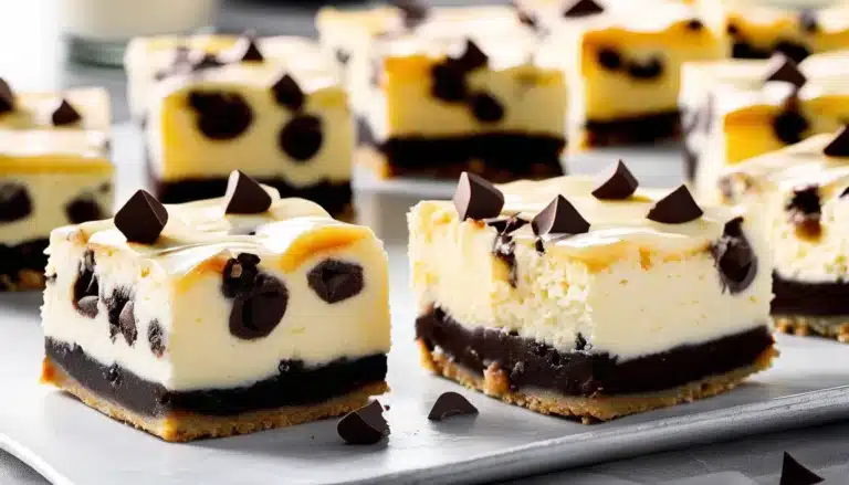 CHOCOLATE CHIP CHEESECAKE BARS