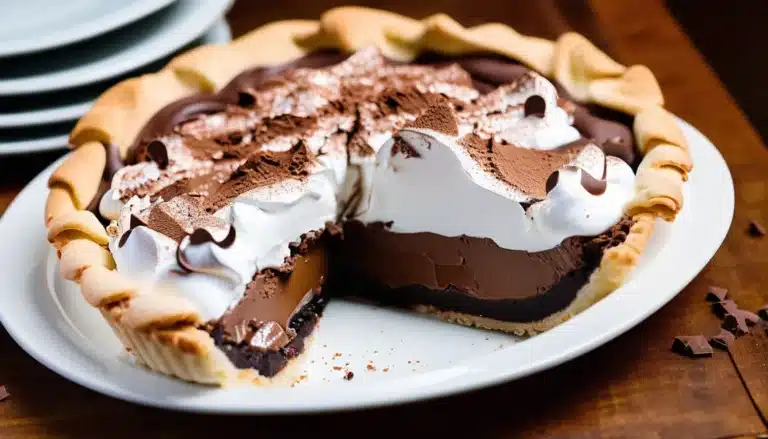 CHOCOLATE MERINGUE PIE