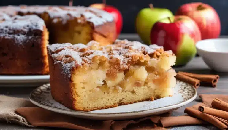 CINNAMON SUGAR APPLE CAKE