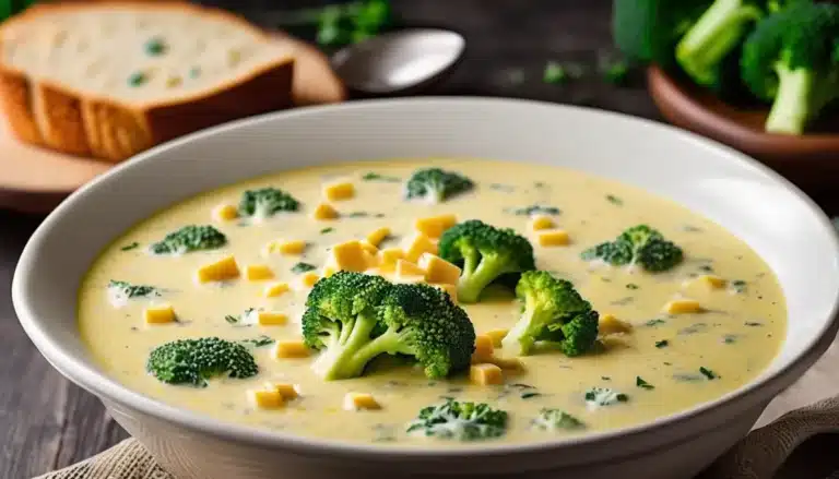 CREAM OF BROCCOLI CHEESE SOUP