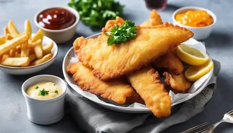 CRISPY FISH AND CHIPS