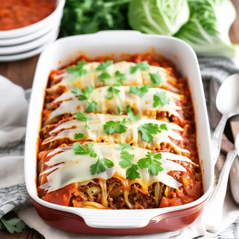 Cabbage Roll Casserole
