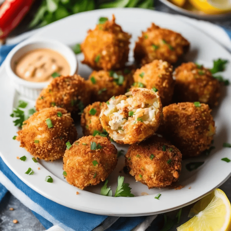 Cajun Crab Poppers
