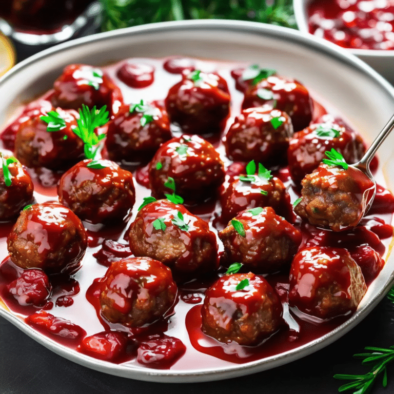 Cape Cod Cocktail Meatballs