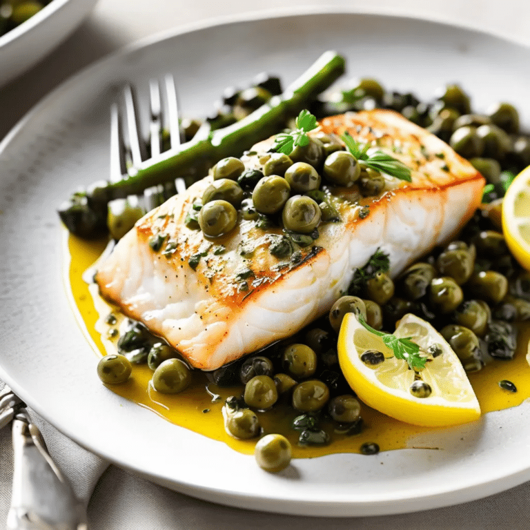 Capers And Halibut