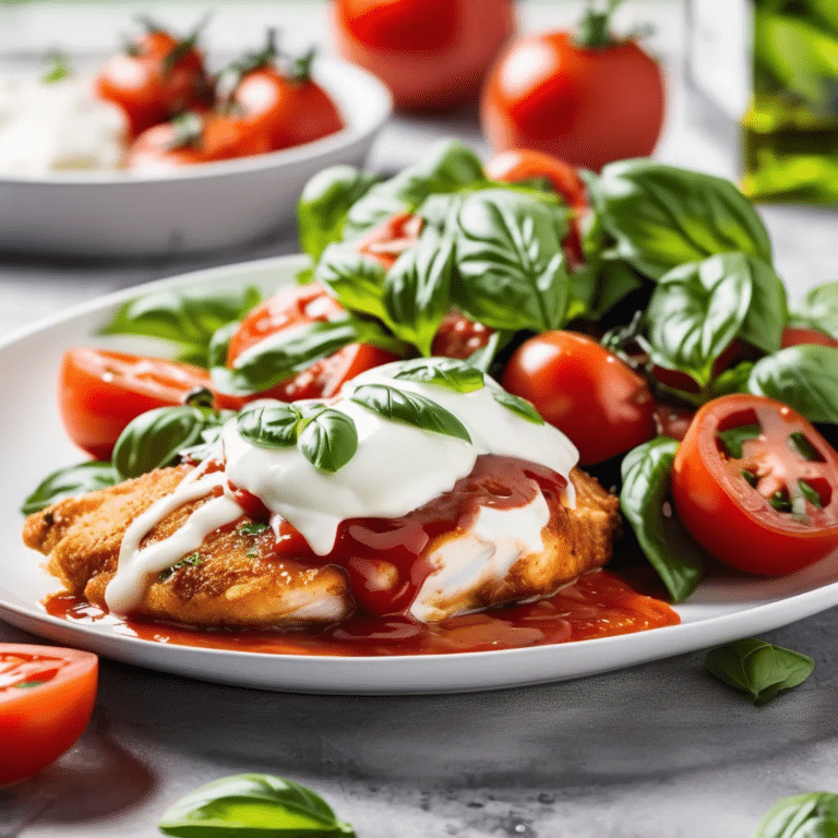 Caprese Chicken Parmesan