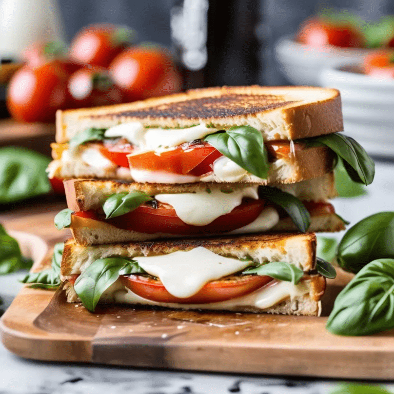 Caprese Grilled Cheese Sandwich