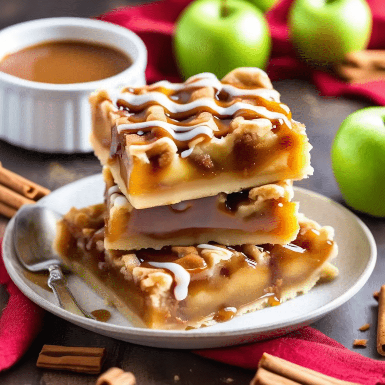Caramel Apple Pie Bars