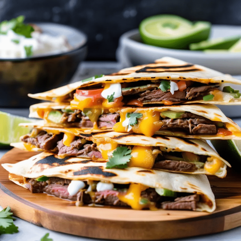 Carne Asada Quesadillas