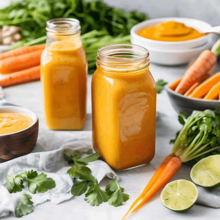 Carrot Ginger Dressing