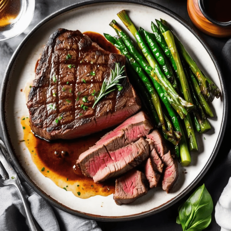 Cast Iron Pan-Seared Steak