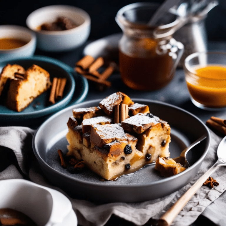 Chai-Spiced Bread Pudding