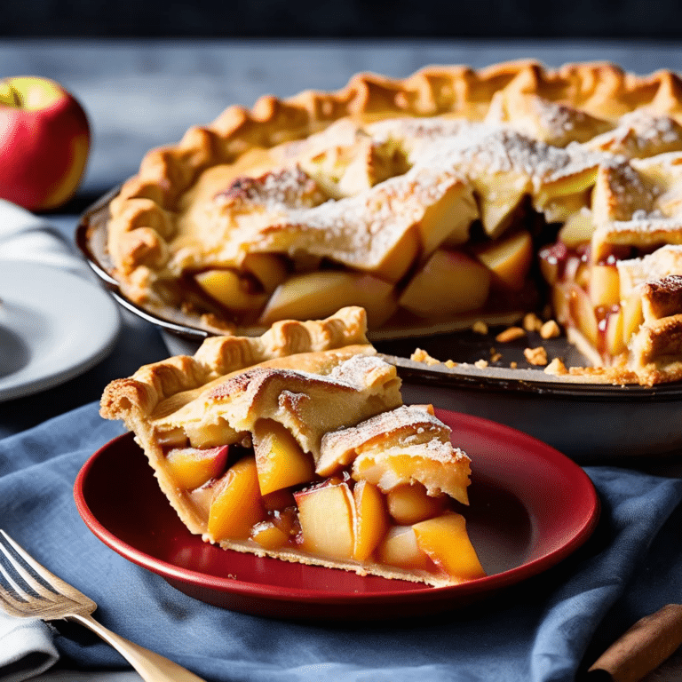 Cheddar-Crusted Apple Pie
