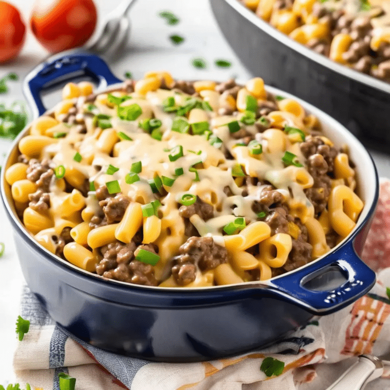 Cheeseburger Macaroni
