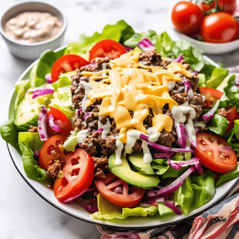 Cheeseburger Salad