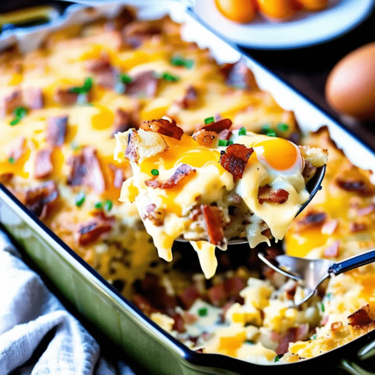Cheesy Breakfast Potato Casserole