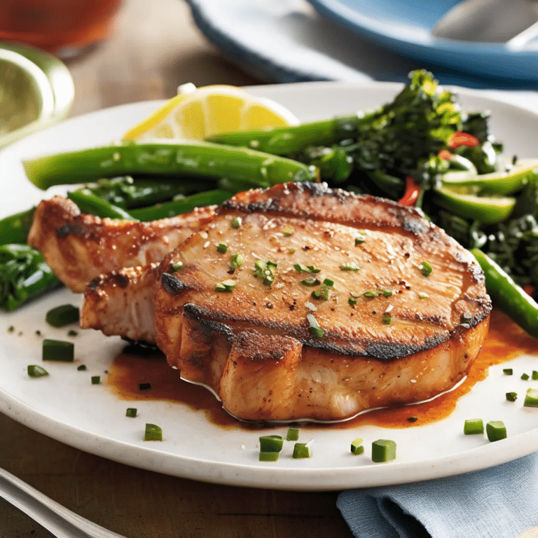 Chesapeake Bay Pork Chops