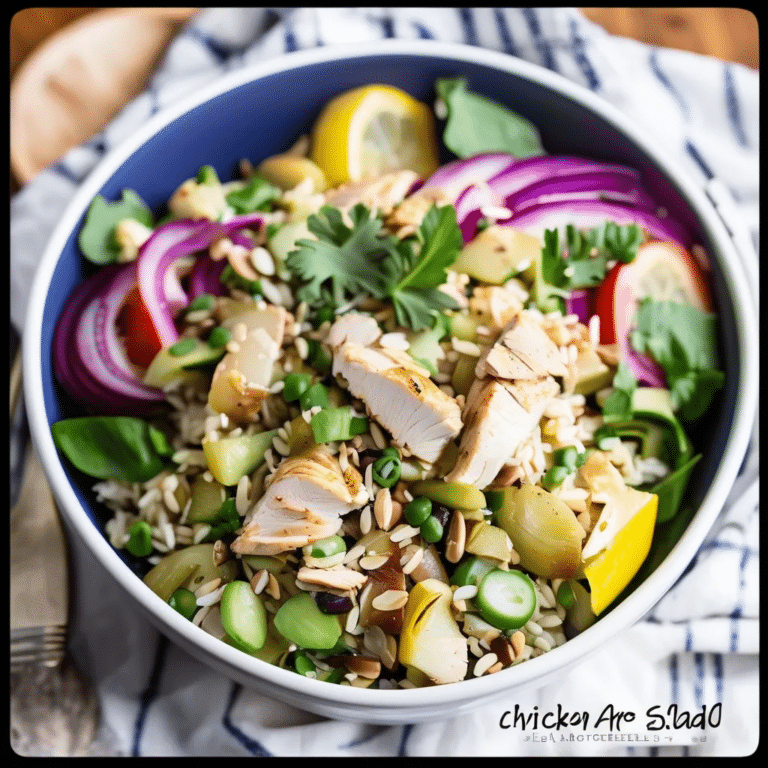 Chicken And Artichoke Rice Salad