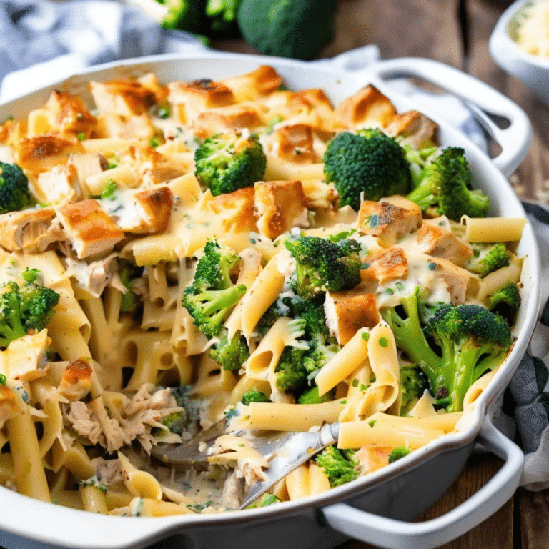 Chicken And Broccoli Pasta Bake