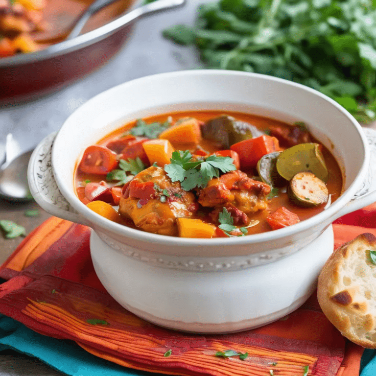 Chicken And Chorizo Stew
