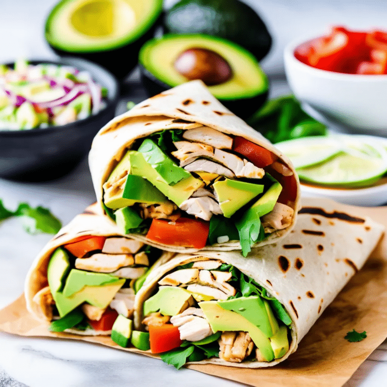 Chicken Avocado Wrap