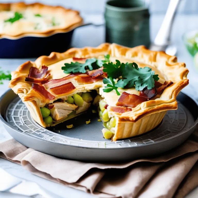 Chicken, Bacon And Leek Pie