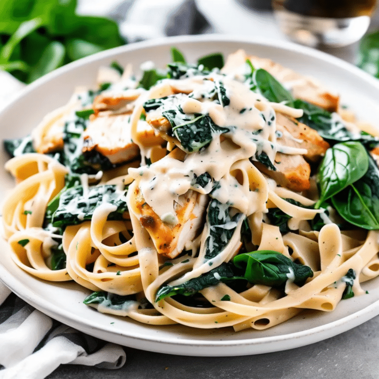 Chicken Florentine Pasta