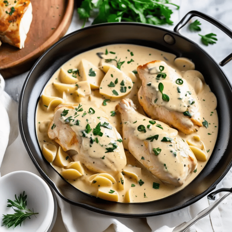 Chicken In Cream Sauce